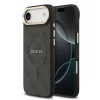 Guess PU Leather 4G Gold Frame MagSafe tok iPhone 17 Air készülékhez fekete