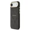 Guess PU Leather 4G Gold Frame MagSafe tok iPhone 17 Air készülékhez fekete
