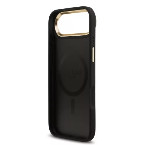 Guess PU Leather 4G Gold Frame MagSafe tok iPhone 17 Air készülékhez fekete
