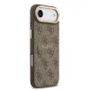 Guess PU bőr 4G Gold Frame MagSafe tok iPhone 17 Air készülékhez barna
