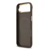 Guess PU bőr 4G Gold Frame MagSafe tok iPhone 17 Air készülékhez barna