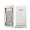 Guess PU bőr 4G Gold Frame MagSafe tok iPhone 17 Air készülékhez rózsaszín