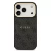 Guess PU Leather 4G Gold Frame MagSafe tok iPhone 17 Pro készülékhez fekete