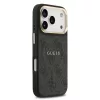 Guess PU Leather 4G Gold Frame MagSafe tok iPhone 17 Pro készülékhez fekete