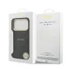 Guess PU Leather 4G Gold Frame MagSafe tok iPhone 17 Pro készülékhez fekete