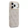 Guess PU Leather 4G Gold Frame MagSafe tok az iPhone 17 Pro készülékhez, rózsaszín