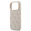Guess PU Leather 4G Gold Frame MagSafe tok az iPhone 17 Pro készülékhez, rózsaszín