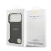 Guess PU Leather 4G Gold Frame MagSafe tok iPhone 17 Pro Max készülékhez fekete