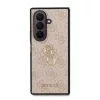 Guess PU 4G Metal Logo tok Samsung Galaxy Z Fold 7 készülékhez rózsaszín