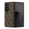 Guess PU Leather 4G Colored Ring Magnetic tok Samsung Galaxy Z Fold 7 készülékhez barna
