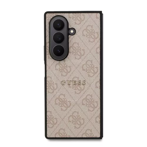 Guess PU Leather 4G Colored Ring Magnetic tok Samsung Galaxy Z Fold 7 készülékhez rózsaszín
