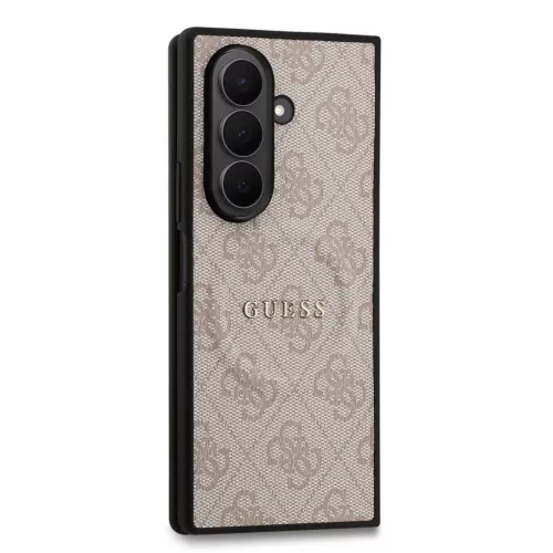Guess PU Leather 4G Colored Ring Magnetic tok Samsung Galaxy Z Fold 7 készülékhez rózsaszín
