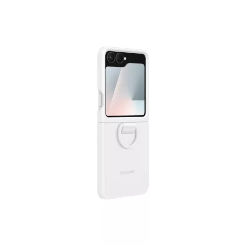 EF-PF741TWE Samsung szilikon tok gyűrűvel Galaxy Z Flip 6/7 FE készülékhez fehér