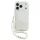 Guess IML Flowers Allover Strap MagSafe Tok iPhone 17 Pro készülékhez fehér