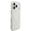 Guess IML Flowers Allover Strap MagSafe Tok iPhone 17 Pro készülékhez fehér