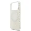 Guess IML Flowers Allover Strap MagSafe Tok iPhone 17 Pro készülékhez fehér