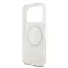 Guess IML Flowers Allover Strap MagSafe Tok iPhone 17 Pro készülékhez fehér