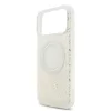 Guess IML Flowers Allover Strap MagSafe tok iPhone 17 Pro Max készülékhez fehér