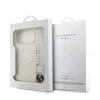 Guess IML Flowers Allover Strap MagSafe tok iPhone 17 Pro Max készülékhez fehér