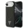 Guess PU Leather Triangle Logo MagSafe tok iPhone 17 Air készülékhez fekete