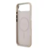 Guess PU bőr Triangle Logo MagSafe tok iPhone 17 Air készülékhez rózsaszín