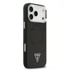Guess PU Leather Triangle Logo MagSafe tok iPhone 17 Pro készülékhez fekete