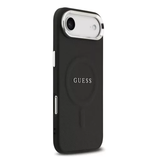 Guess PU Saffiano MagSafe tok iPhone 17 Air készülékhez fekete