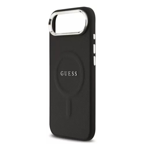 Guess PU Saffiano MagSafe tok iPhone 17 Air készülékhez fekete