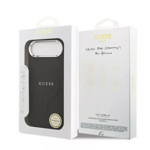 Guess PU Saffiano MagSafe tok iPhone 17 Air készülékhez fekete