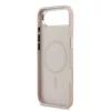 Guess PU Saffiano MagSafe tok iPhone 17 Air készülékhez rózsaszín
