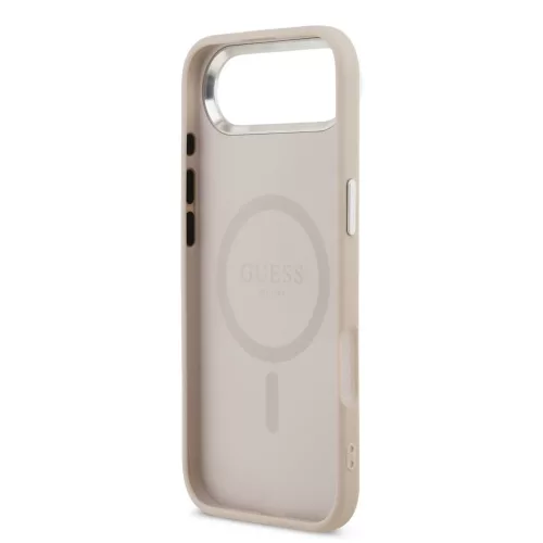 Guess PU Saffiano MagSafe tok iPhone 17 Air készülékhez rózsaszín