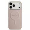 Guess PU Saffiano MagSafe tok iPhone 17 Pro készülékhez rózsaszín