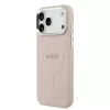 Guess PU Saffiano MagSafe tok iPhone 17 Pro Max készülékhez rózsaszín