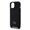 Lacoste Iconic Petit Pique Crossbody Strap Woven Logo tok iPhone 15 készülékhez fekete