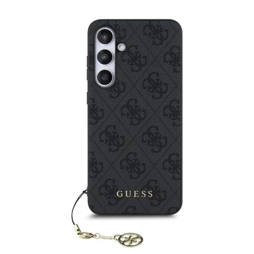 Guess 4G Charm Case Samsung Galaxy S24 FE készülékhez szürke