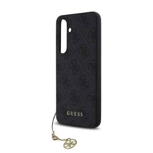 Guess 4G Charm Case Samsung Galaxy S24 FE készülékhez szürke
