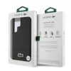 Lacoste Iconic Petit Pique Woven Logo MagSafe tok Samsung Galaxy S25 Ultra készülékhez fekete