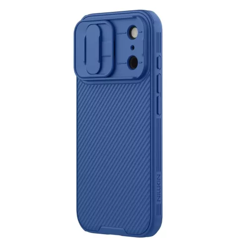 Nillkin CamShield PRO tok Apple iPhone 17 Pro készülékhez kék