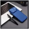 Nillkin CamShield PRO tok Apple iPhone 17 Pro készülékhez kék