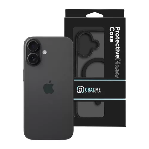 OBAL:ME MagNetix Outline tok Apple iPhone 16 készülékhez fekete