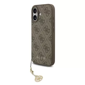   Guess 4G Charm tok iPhone 17 készülékhez Tone on Tone barna