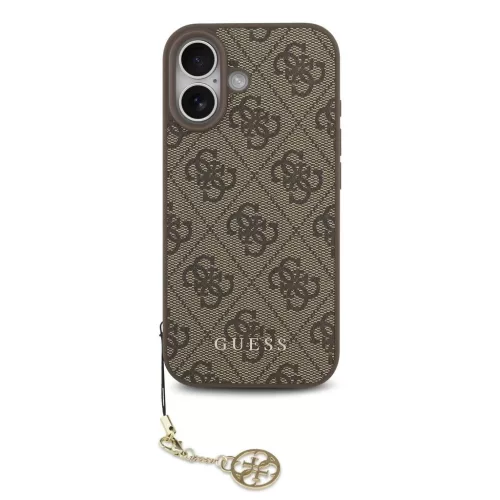 Guess 4G Charm tok iPhone 17 készülékhez Tone on Tone barna