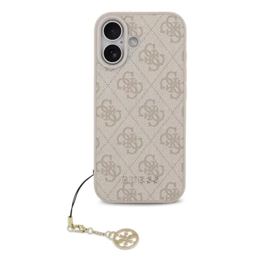 Guess 4G Charm tok iPhone 17 készülékhez Tone on Tone rózsaszín