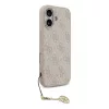 Guess 4G Charm tok iPhone 17 készülékhez Tone on Tone rózsaszín