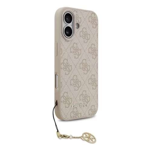 Guess 4G Charm tok iPhone 17 készülékhez Tone on Tone rózsaszín