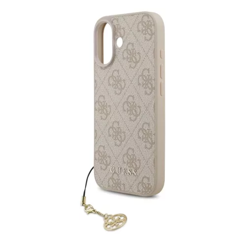 Guess 4G Charm tok iPhone 17 készülékhez Tone on Tone rózsaszín