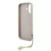 Guess 4G Charm tok iPhone 17 készülékhez Tone on Tone rózsaszín