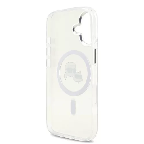 Karl Lagerfeld IML K&CH Heads Metal Frame MagSafe tok iPhone 17 készülékhez átlátszó