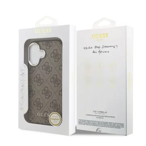 Guess 4G MagSafe tok iPhone 17 készülékhez barna