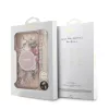 Guess IML Flowers Strap MagSafe tok iPhone 17 készülékhez rózsaszín
